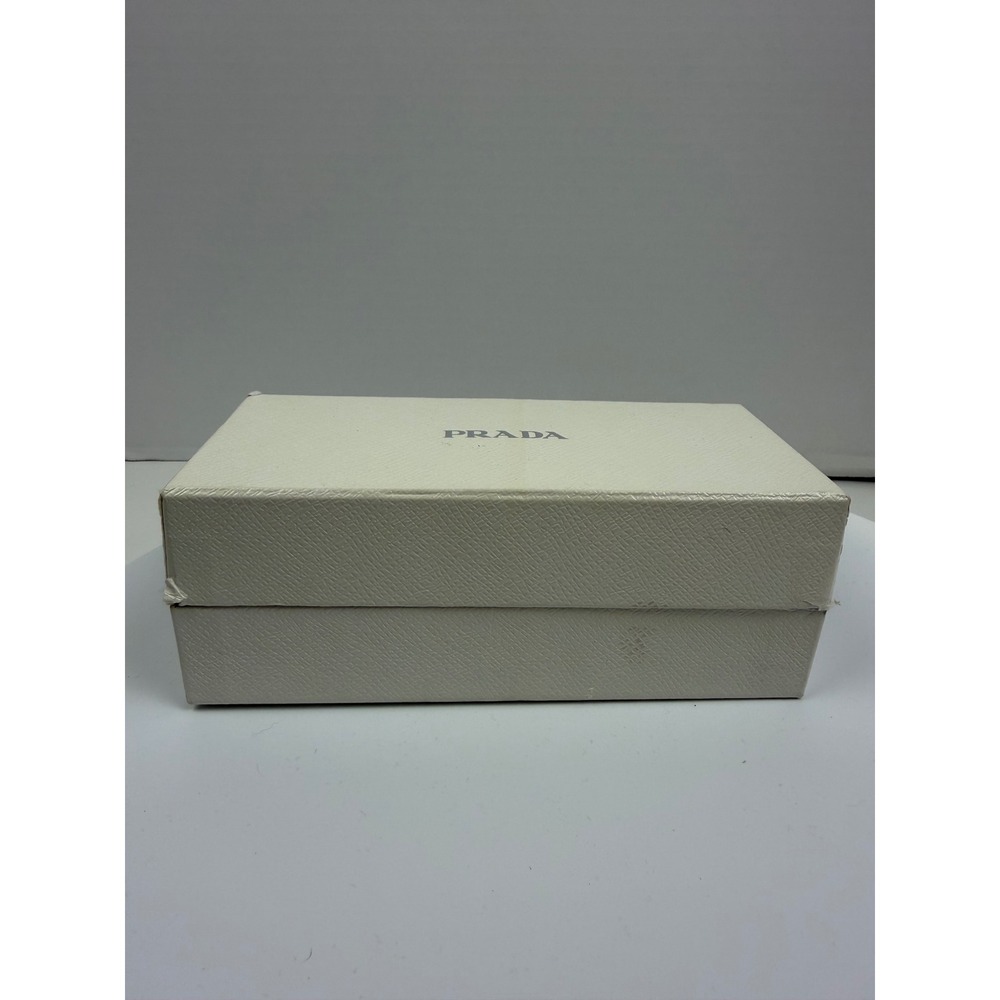 Prada SPR 21U Butterfly Sunglasses Cream Gold Rimless Made in Italy SPR21U - Picture 3 of 17